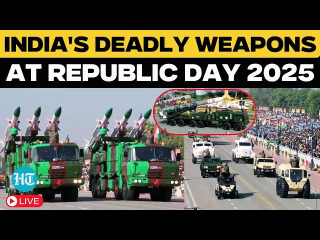 Republic Day Parade 2025 LIVE | India Flaunts Deadly Pralay Missile System, BrahMos, Pinaka, CHETAK