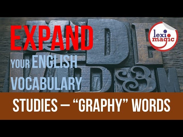 Studies – Words ending “GRAPHY”