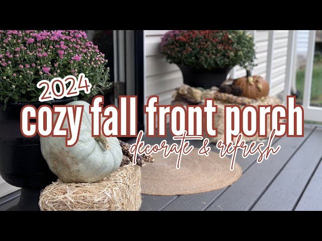 Transform Your Front Porch for a Cozy Fall 2024 🍁 | Easy & Affordable Decor Ideas!