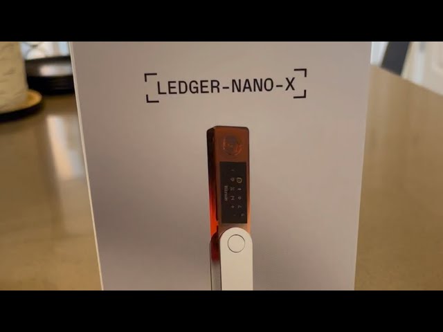 Unboxing video of the Ledger Nano X Bitcoin Edition Orange color