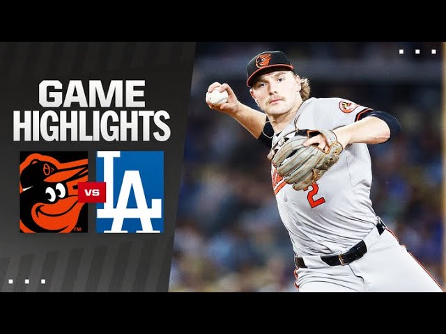 Orioles vs. Dodgers Game Highlights (8/27/24) | MLB Highlights