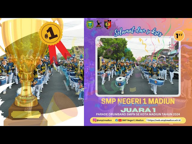 JUARA 1 - Parade Drumband | MADIUN NIGHT CARNIVAL