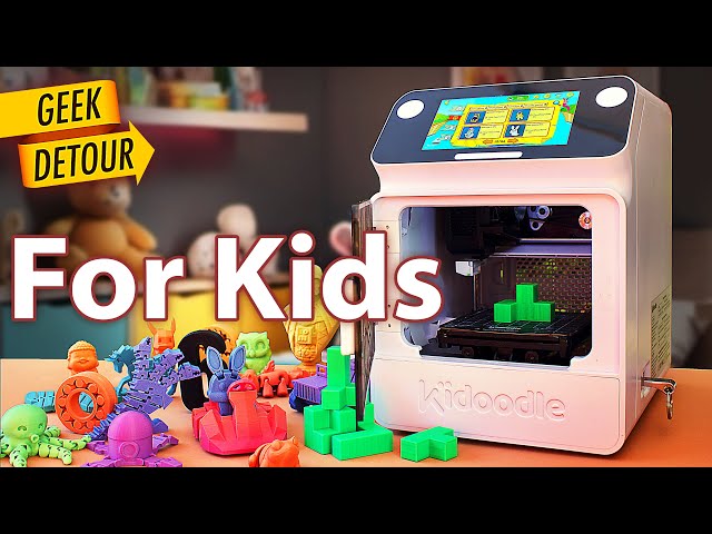 The Best 3D Printer for Kids in 2024: Kidoodle - no phone, no computer!