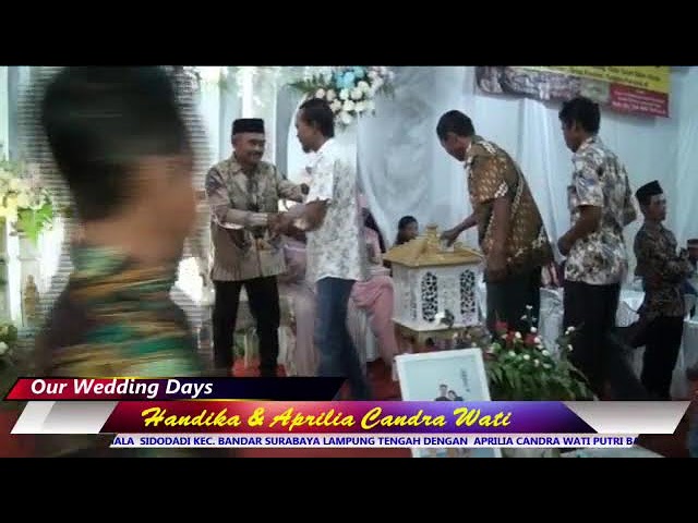 WEDDING HANDIKA DAN CANDRA WATI