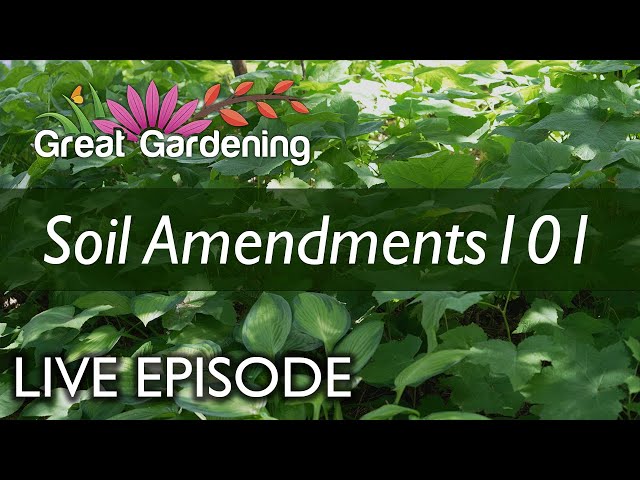 LIVE EPISODE: Soil Amendments 101