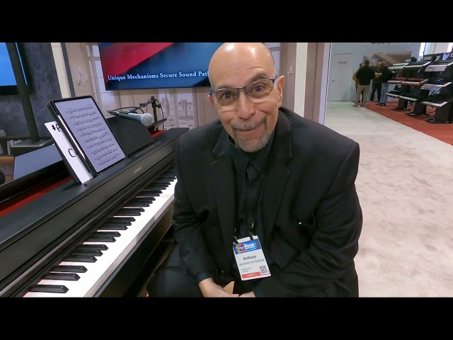 Anthony Patterson Demos the Casio Celviano at NAMM 2025