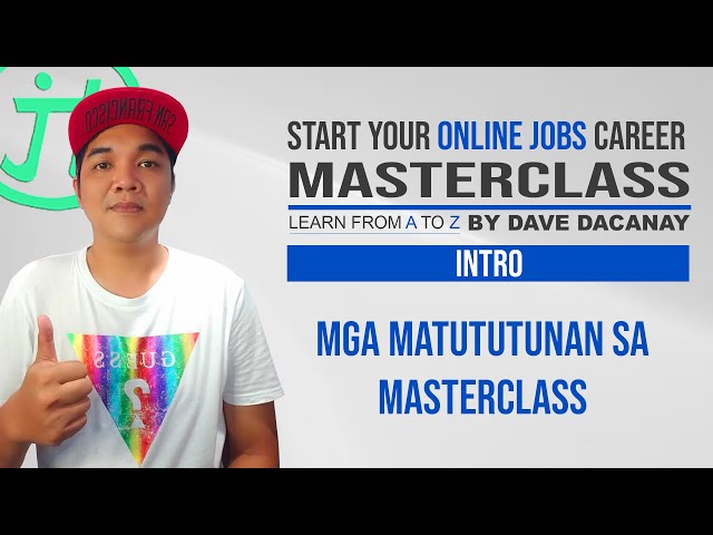 Start Your Online Jobs Career From A to Z Masterclass For Beginners | No Experience | Students Intro