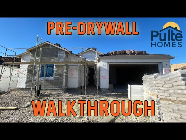 Pre-Drywall Walkthrough - Parklane Model by Pulte Homes - Pinewood in Skye Canyon