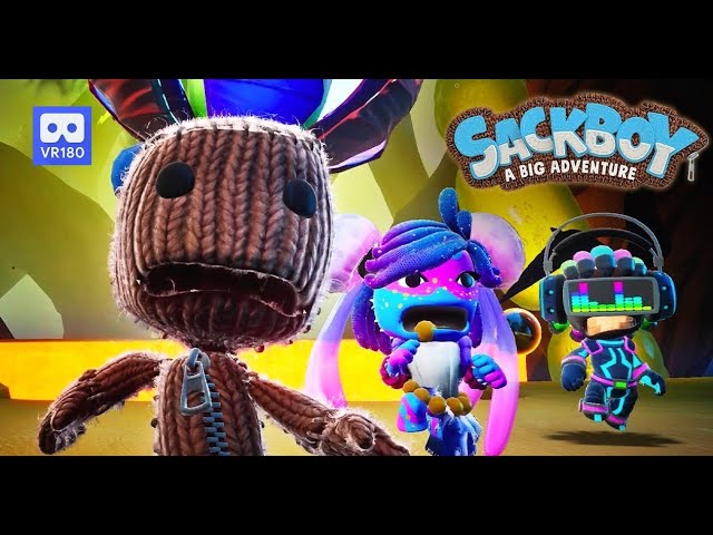 3D 180VR 4K PS5 Sackboy a big adventure game