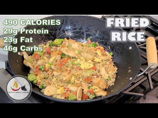 Chicken & Shrimp Fried Rice | چکن اور شرمپ فرائیڈ رائس |  | HEALTHY | 490 CALORIES *URDU/ ENGLISH*