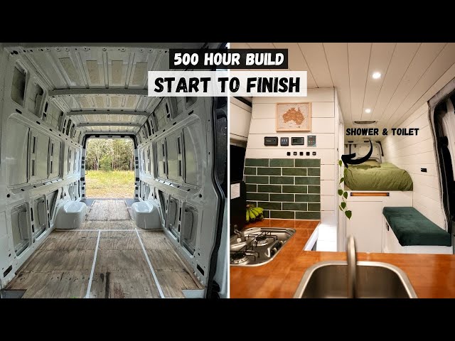 DIY Camper Van Conversion | Full Build Timelapse