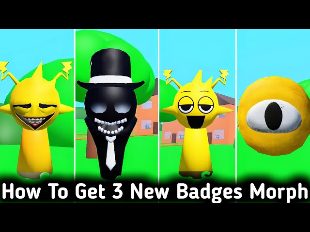 How To Get All 3 New Badges + Secret Morphs In Sprunki RP 3D | Boss Fight Black Phase 2 Morphs