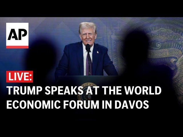 LIVE: Trump speaks at the World Economic Forum in Davos