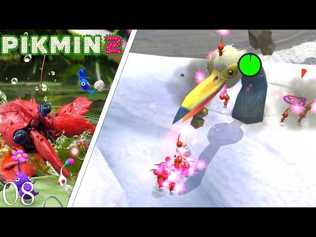 Valle del Reposo | Pikmin 2 HD #8 | Gameplay sin comentar [FHD] (NSwitch)