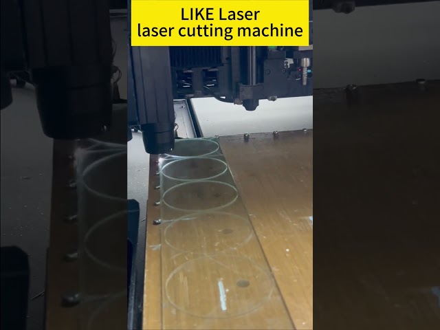 Glass laser cutting machine is used for high precision glass cutting #glass #cut #laser #cutting