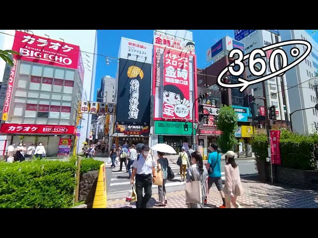 [360° VR] Walk in Kamata (East Exit), Tokyo, Japan / 蒲田東口の散歩【高画質4K/8K 360度 VR動画】