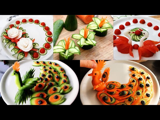 Art In Vegetable & Fruit Carving | Food Decoration | Party Garnishing