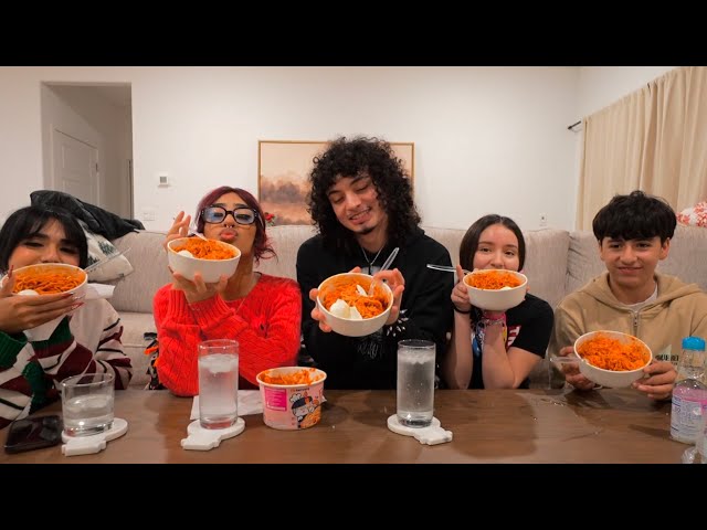 BULDAK NOODLE MUKBANG (GONE WILD)