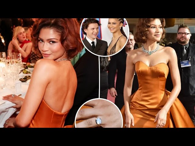 Zendaya Sparks Engagement Rumors at the 2025 Golden Globes with Mysterious Ring Display