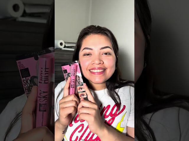 Maybeline SKY HIGH Mascara Viral. Color ROSado