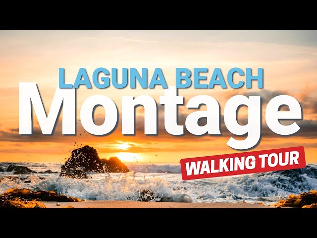 Stunning Laguna Beach, Montage, California Walking Tour - 4K