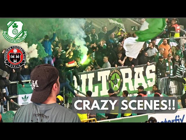 IRELAND'S MOST INSANE FOOTBALL DERBY - Shamrock Rovers vs Bohemians