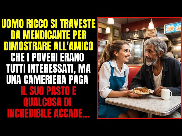 UOMO RICCO SI TRAVESTE DA MENDICANTE PER DIMOSTRARE CHE I POVERI ERANO TUTTI INTERESSATI,MA QUANDO..