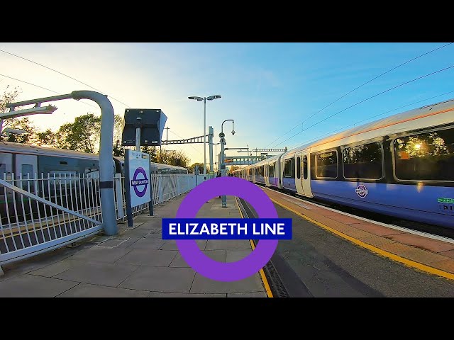 Canary Wharf To West Drayton (Elizabeth Line) First Person Journey