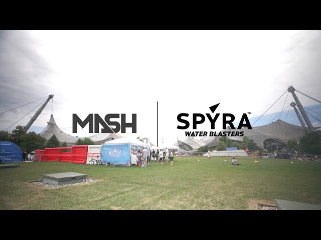 The SpyraArena at @munichmash was pure water-blaster madness! 🔫💦