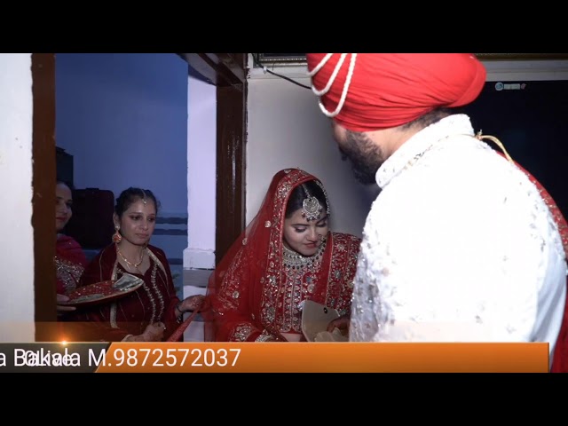 WEDDING CEREMONY OF GURJANT & MEHAK LIVE  BY RAJAN DIGITAL STUDIO BABA BAKALA SAHIB  98725-72037