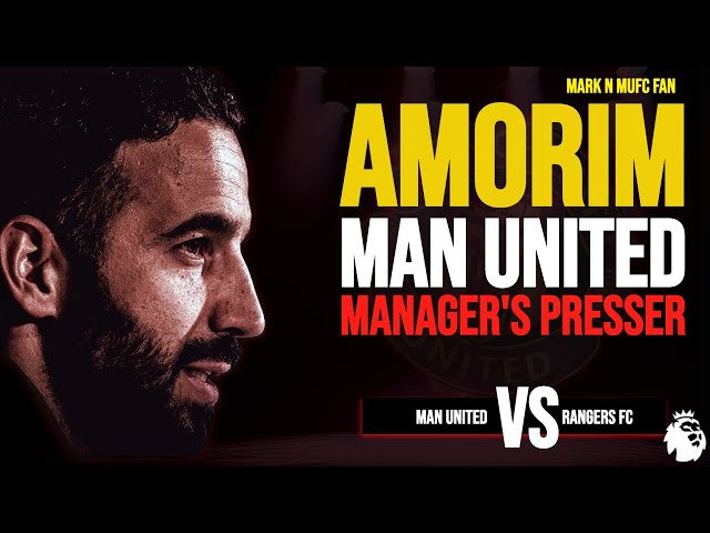 “Rúben Amorim Speaks! Manchester United’s Latest Press Conference Updates 🔴”