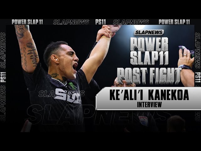 Ke'ali'i Kanekoa Bounces Back Big with a Knockout at Power Slap 11