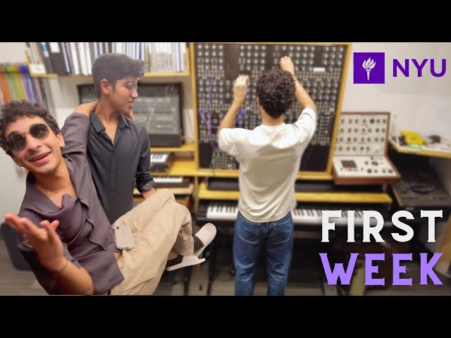 FIRST WEEK IN COLLEGE!! | New York University Welcome Week 2024