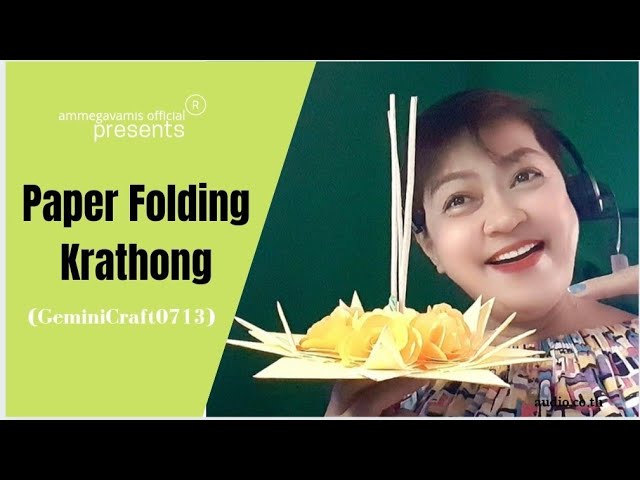 🔴 #BangkokUpdatesOnline || How to make KRATHONG (paperflower) #bangkokthailand