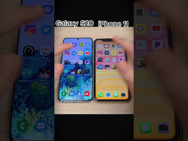 📱💨 Samsung S20 vs iPhone 11 Speed Test: Who Takes the Crown? ⚡️