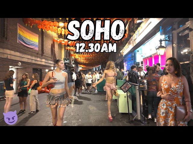 LONDON NIGHTLIFE 12.30AM 😈 & PRIDE 2024 | A BUSY SATURDAY NIGHT IN LONDON 【4K】