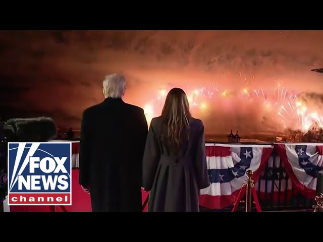 WATCH: Trumps watch ceremonial fireworks display to kick off inauguration weekend