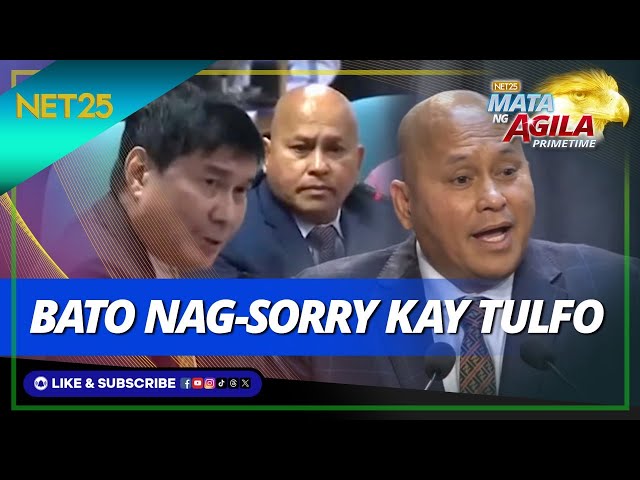 Bato nag-sorry kay Tulfo | Mata Ng Agila Primetime