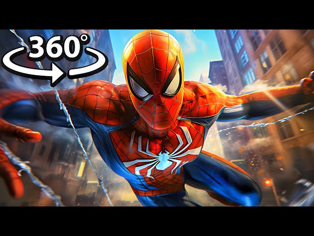 360° SPIDERMAN Virtual Reality Experience WEB SLINGING