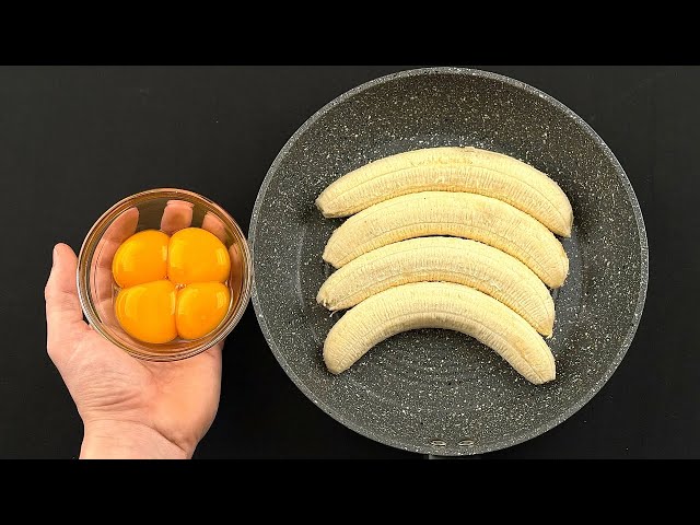 Just Add Eggs With Bananas Its So Delicious / Simple Breakfast Recipe / Healthy Cheap & Tasty Snacks