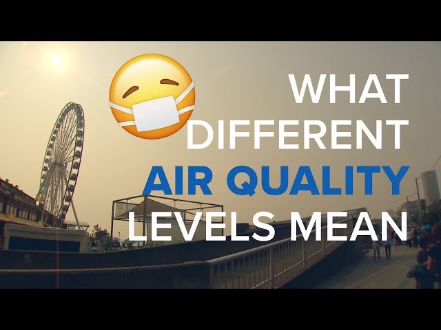 What different air quality levels mean