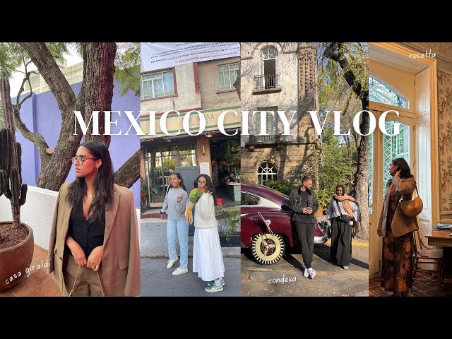 MEXICO CITY VLOG | Condesa, Coffee Shops, Tacos | Amani Couture