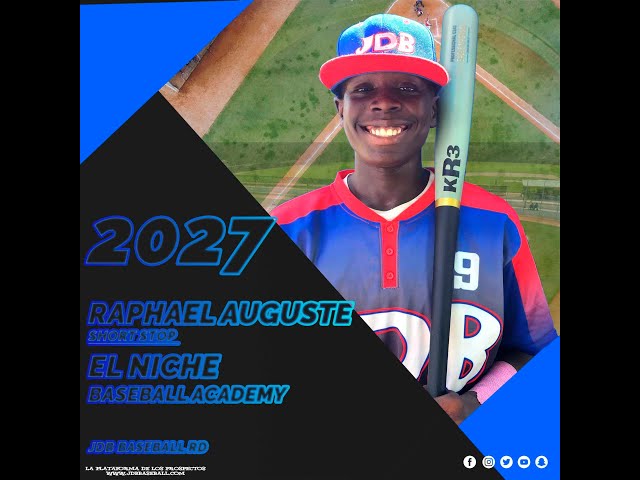 Raphael Auguste SS 2027- 2028 Class From  (El Niche Baseball Academy) Date video: 04.01.2025