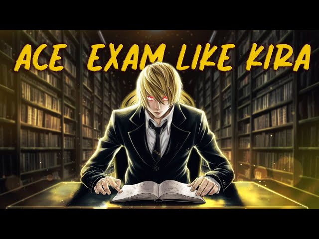 How To STUDY Like LIGHT YAGAMI | Death Note