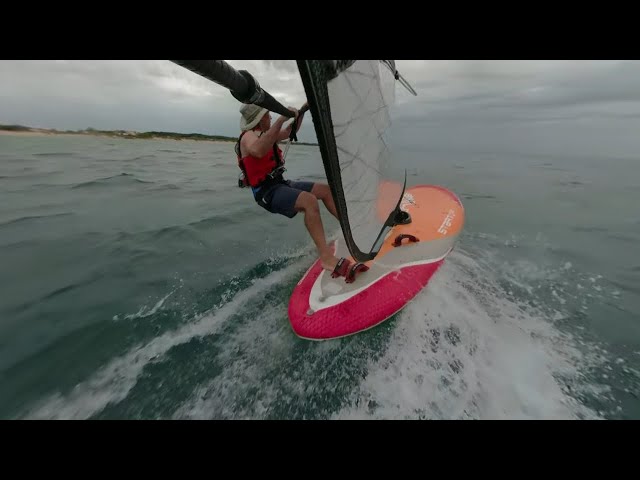 August 13, 2022 Windsurfing on Lake Michigan