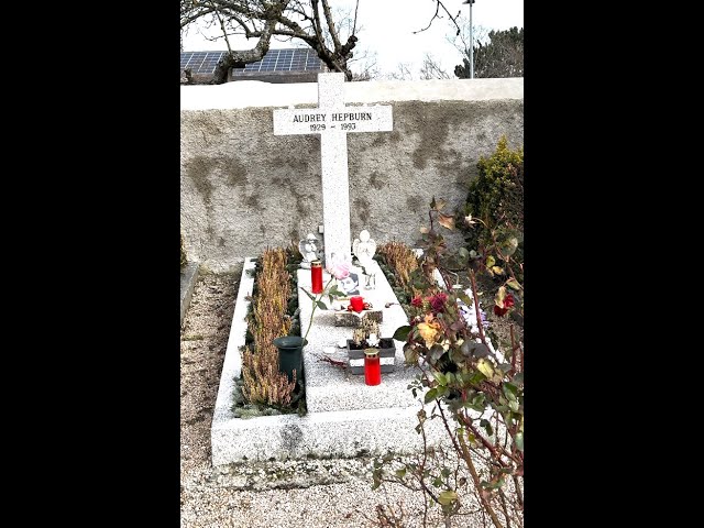 Audrey Hepburn, Tolochenaz Cemetery, Switzerland, January 30, 2024 at 11:55