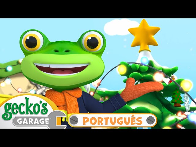 O Resgate de Natal do Gecko! | MARATONA DE NATAL DO GECKO! | Desenhos Animados Infantis em Português