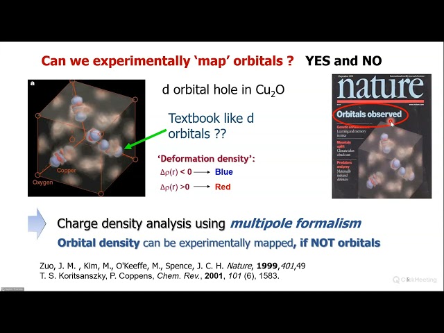 Lecture 42: Sajesh Thomas: "Chemical Applications of X-ray Quantum Crystallography"