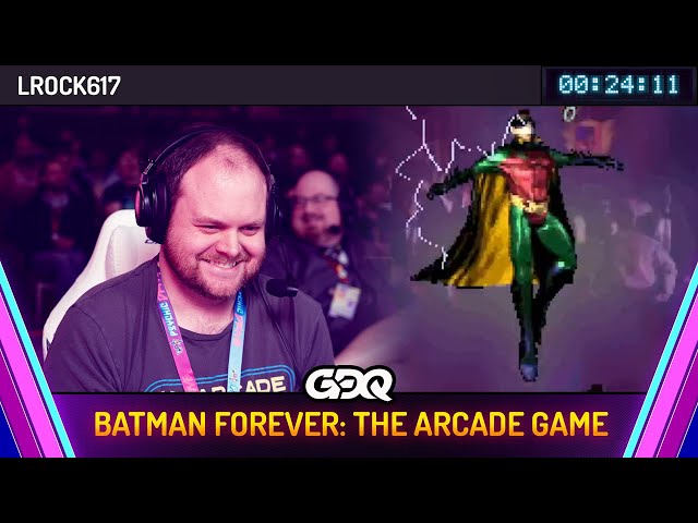 Batman Forever: The Arcade Game by LRock617  in 24:11-  Awesome Games Done Quick 2025