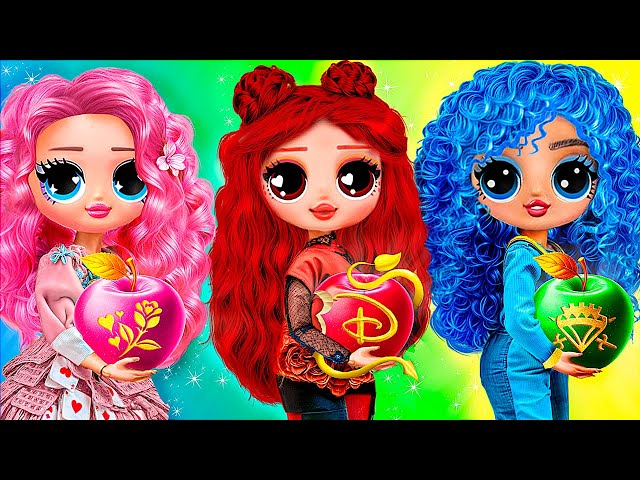 Rise Of Red! Descendants Dolls New Family / 32 DIYs for LOL OMG